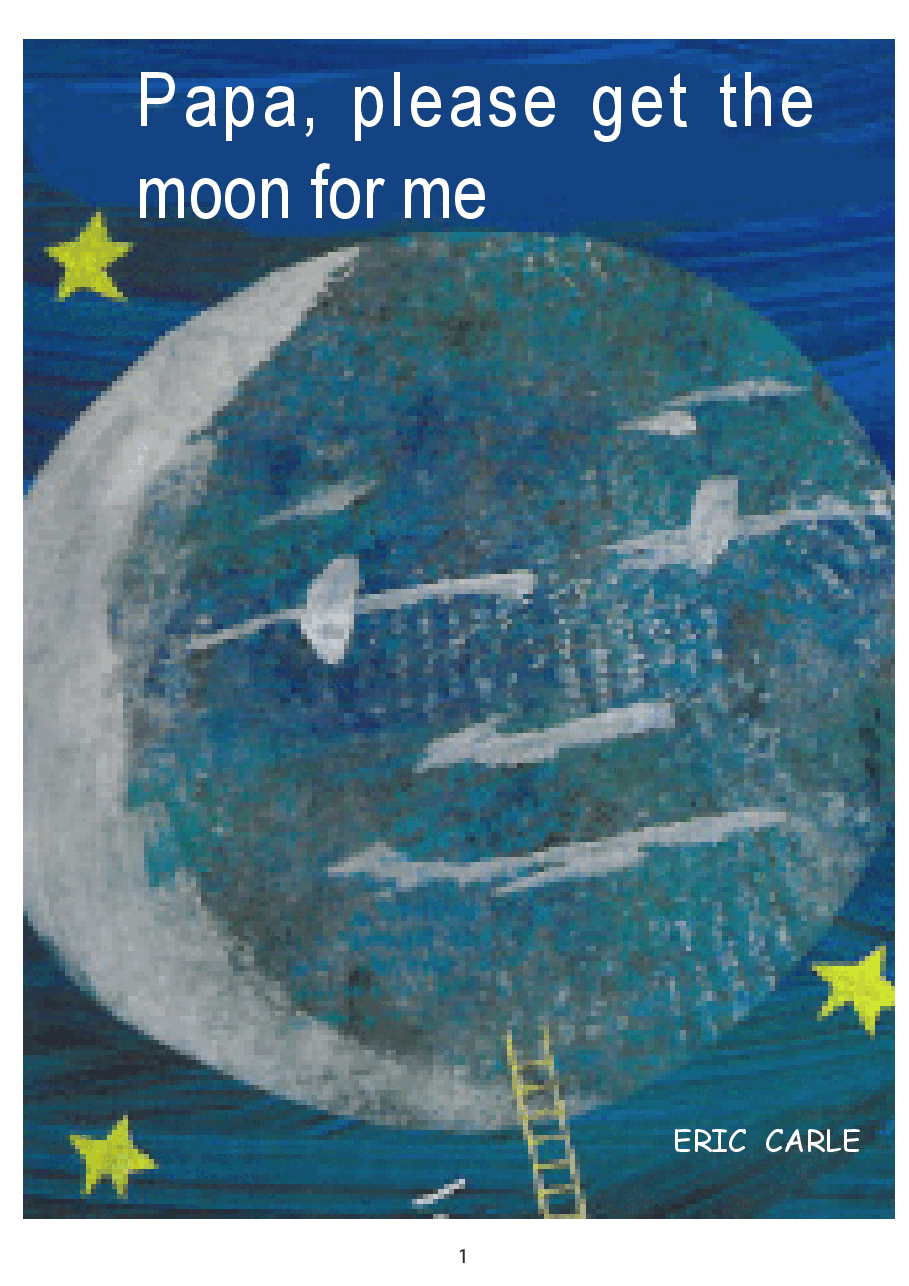 英语绘本papa please get the moon for me.pdf，第1页预览