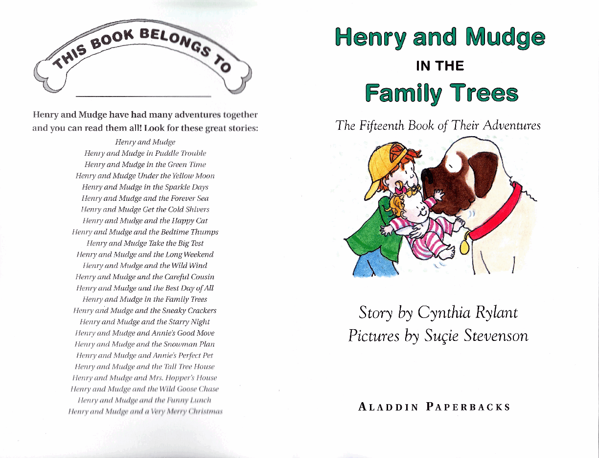 早教英语绘本15 Henry and Mudge in the Family Trees (September 1998).pdf,第2页预览