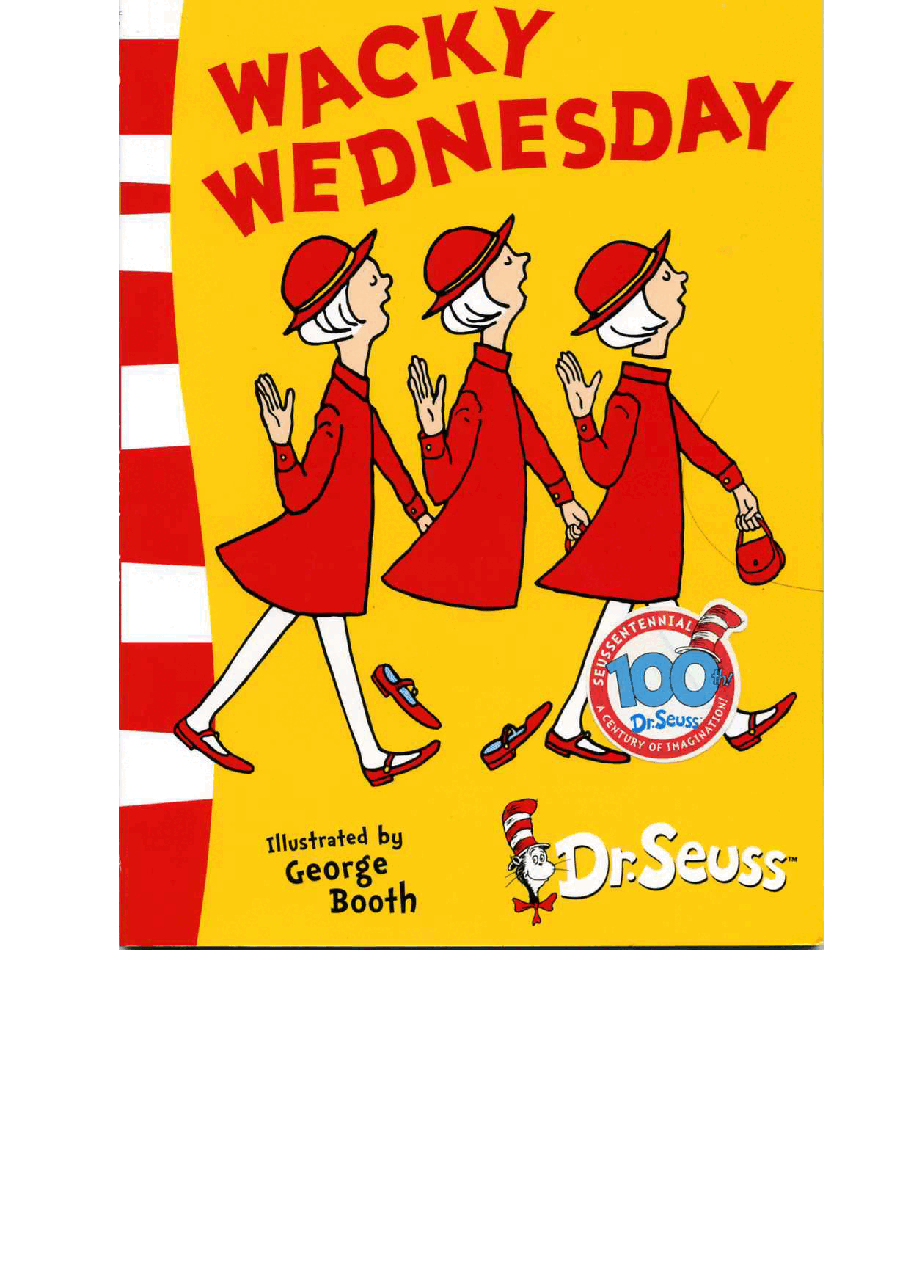 英语绘本1974 - Wacky Wednesday - Dr. Seuss.pdf,第1页预览