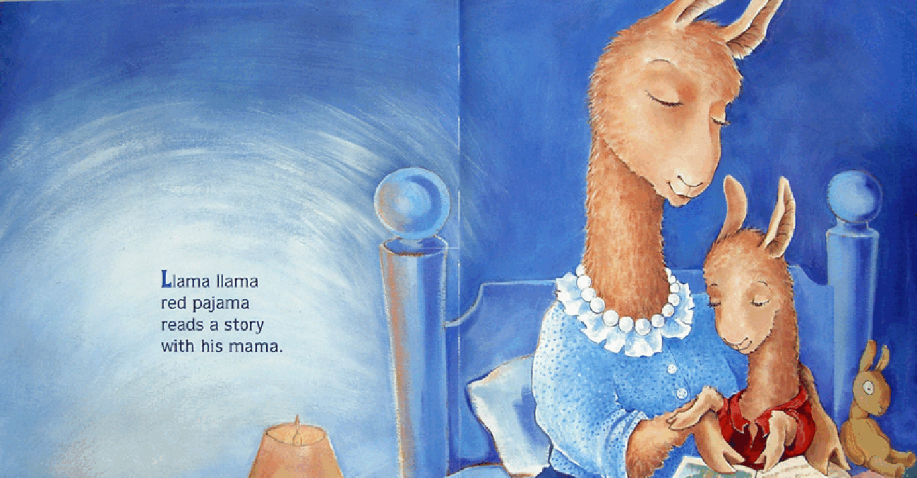 英语启蒙绘本阅读80 llama llama red pajama.pdf,第2页预览