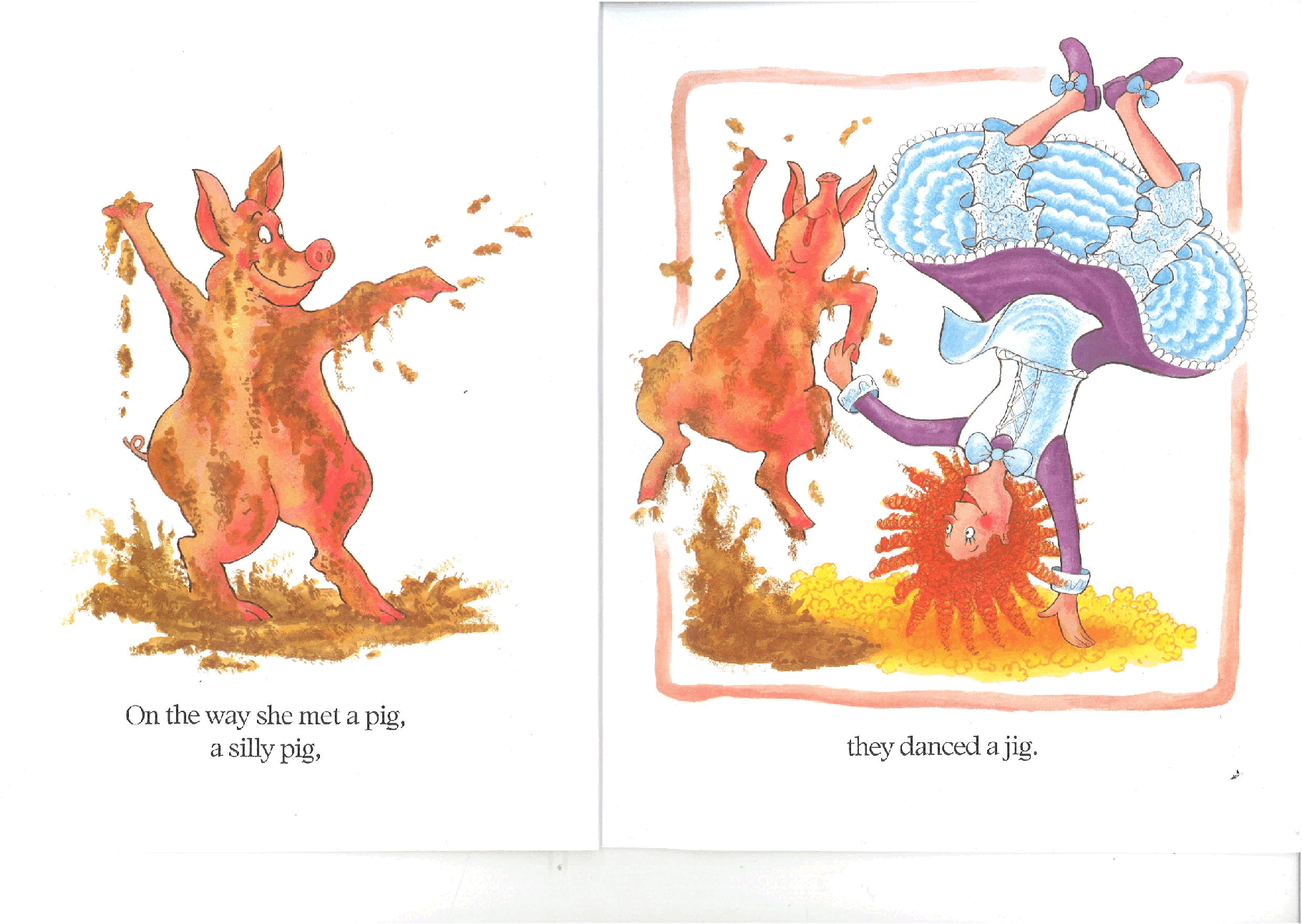 英语绘本SILLY SALLY.pdf,第4页预览