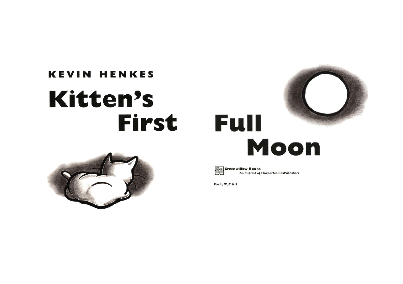 英语启蒙绘本阅读79 Kitten’s First Full Moon.pdf,第2页预览