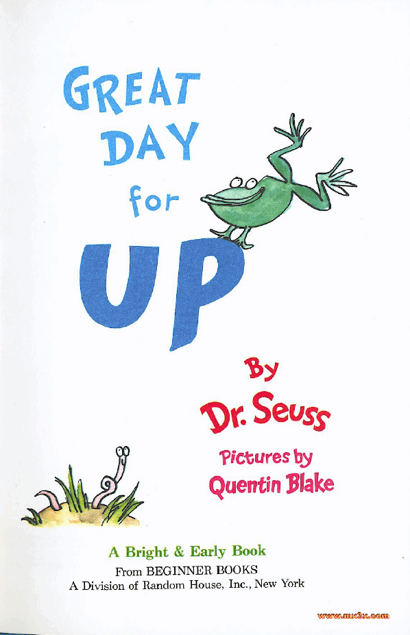 英语绘本16 Great Day for Up.pdf,第1页预览