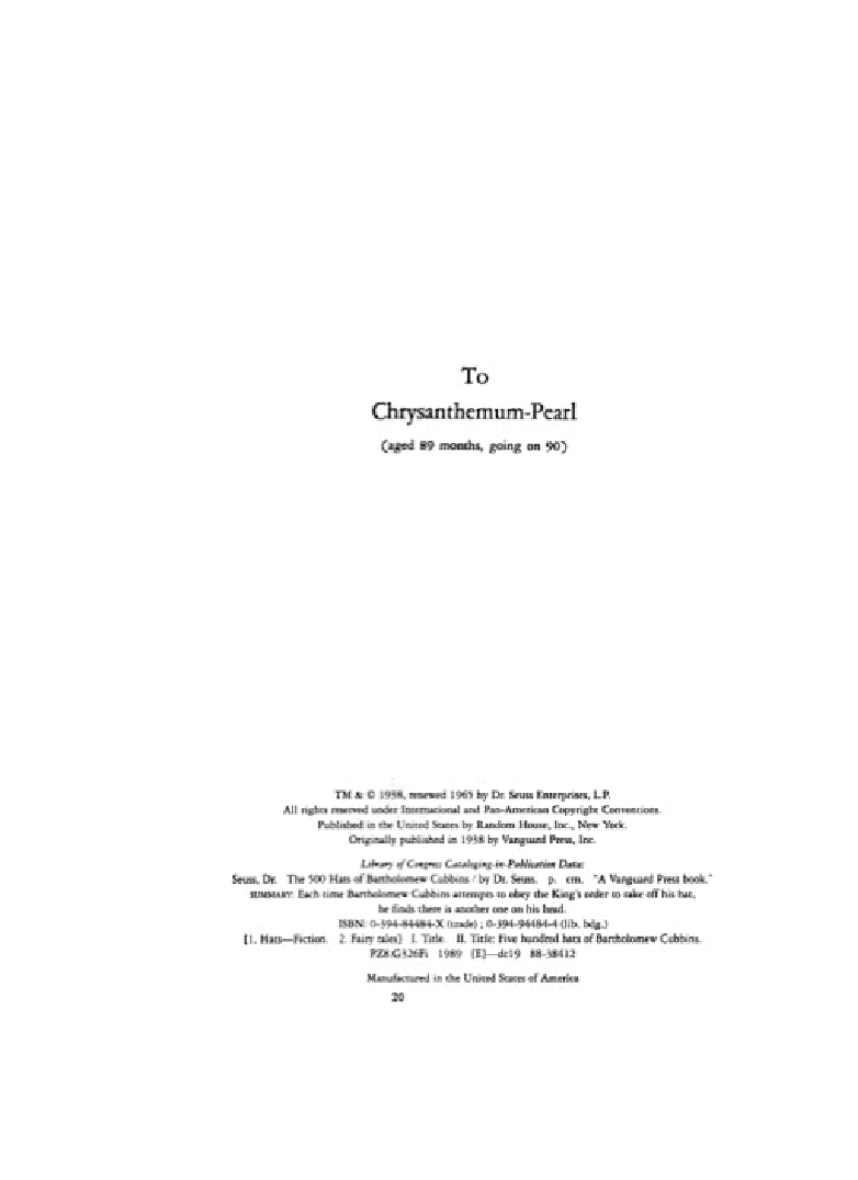 英语绘本1938 - The 500 Hats of Bartholomew Cubbins - Dr. Seuss.pdf,第4页预览