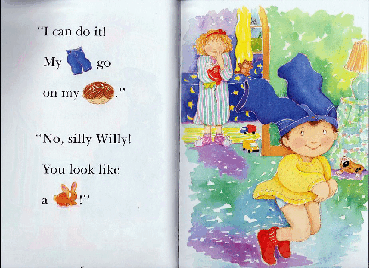 早教英语绘本Silly_Willy.pdf，第4页预览