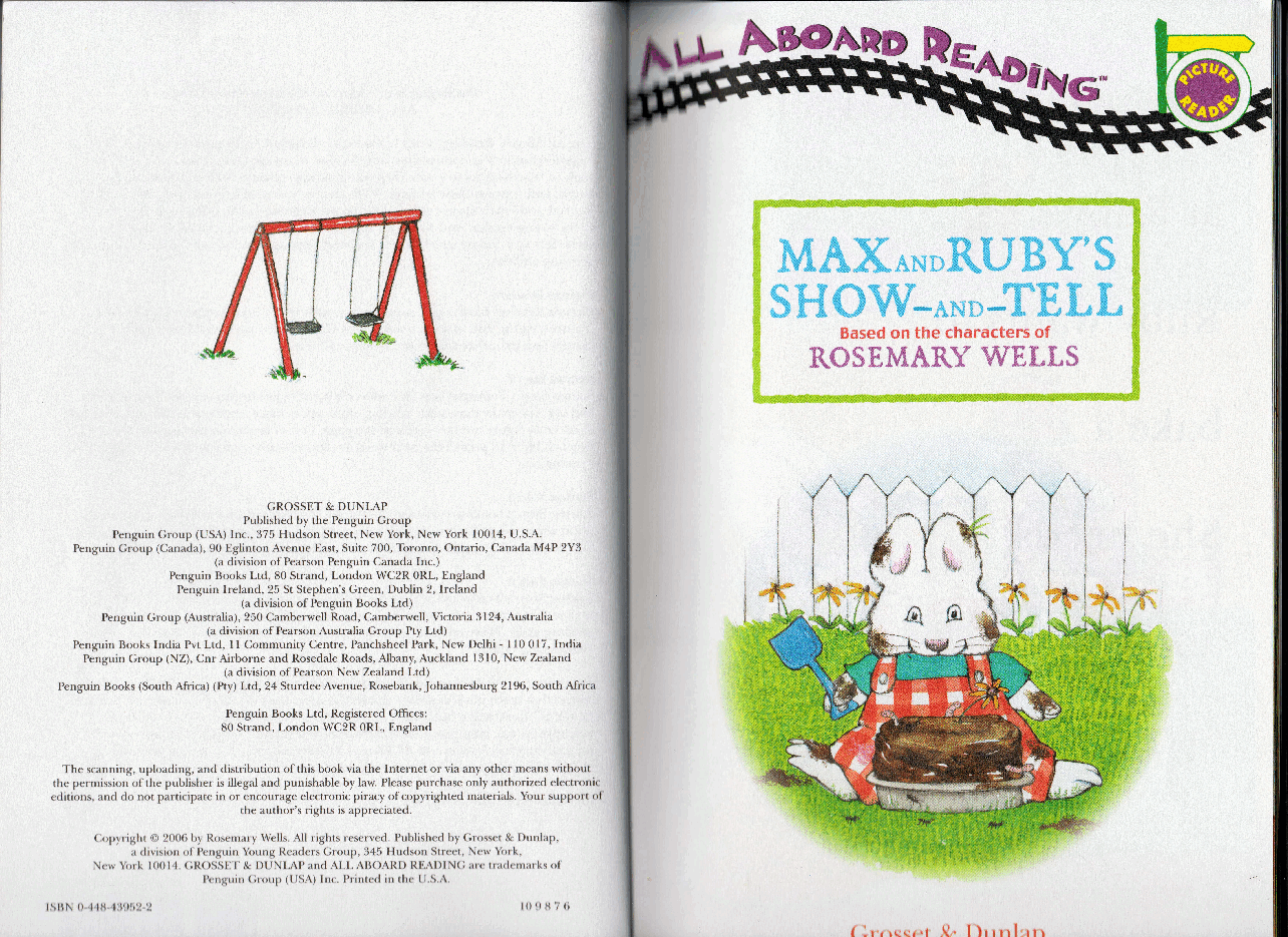 早教英语绘本Max_and_Ruby_Show-and-Tell(清晰打印版).pdf，第2页预览