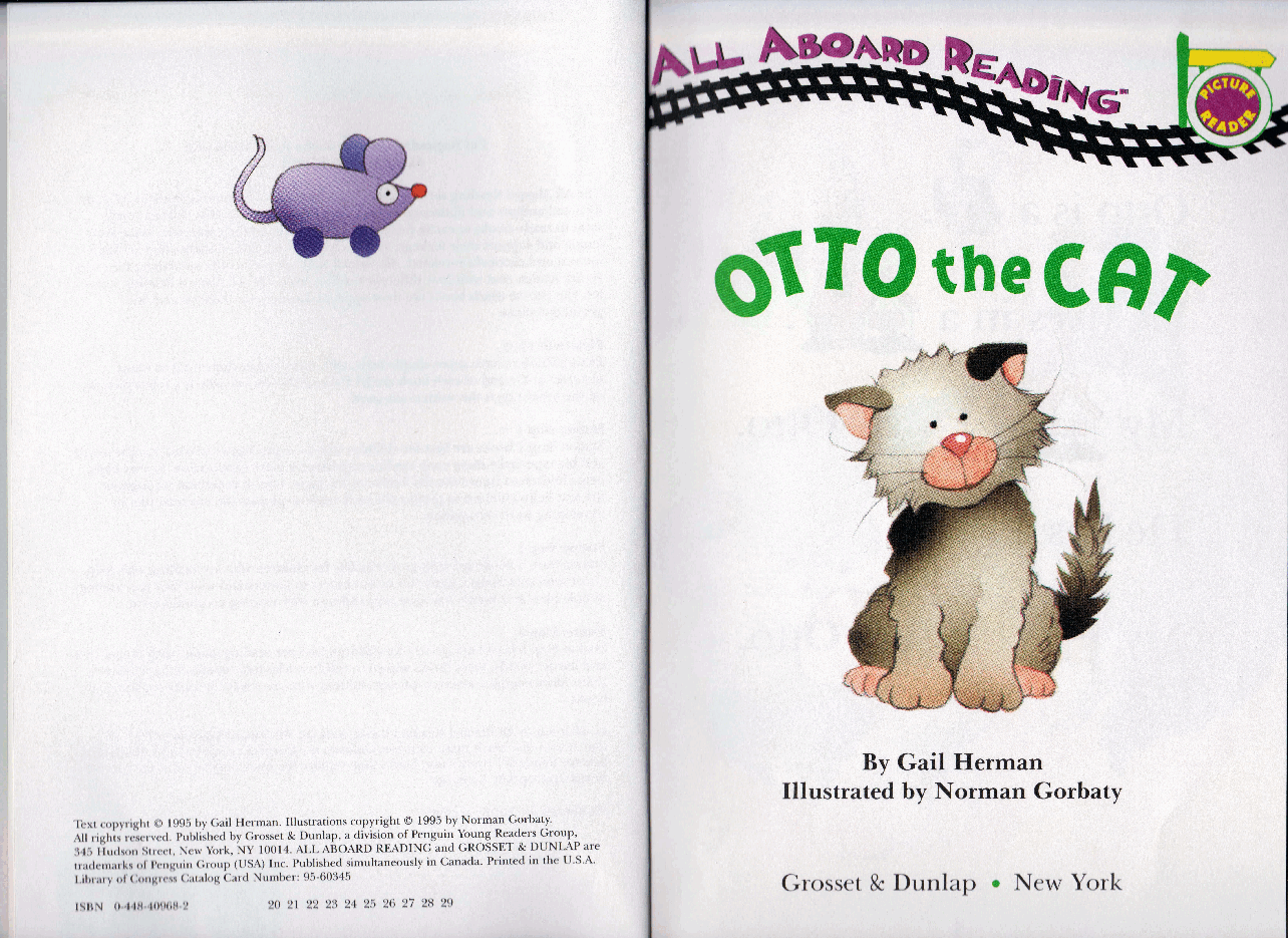早教英语绘本Otto_the_Cat(高清打印版).pdf,第2页预览