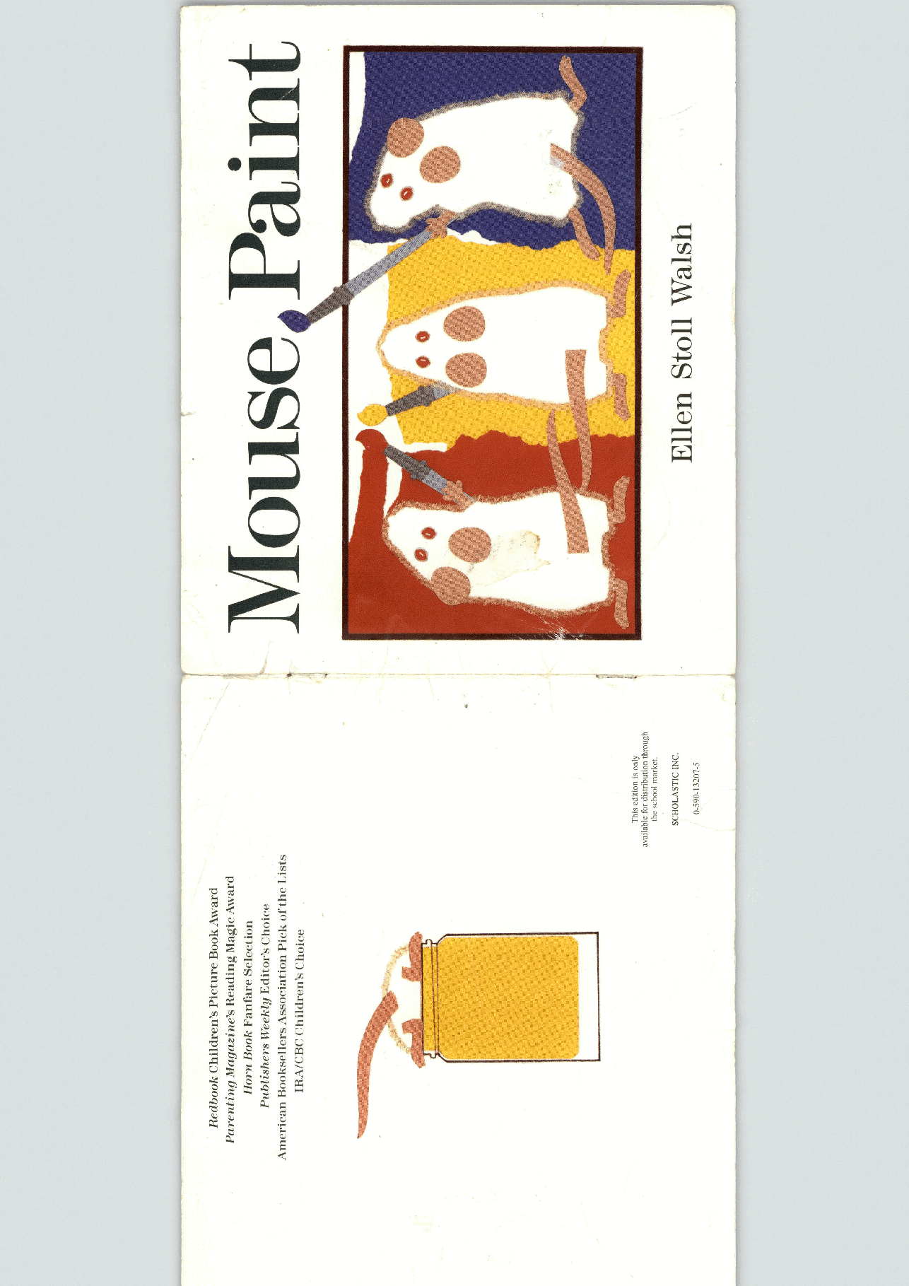 英语绘本mouse paint 三只老鼠爱涂色.pdf,第1页预览