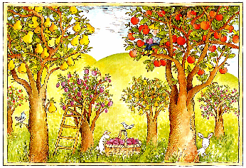 英语绘本each peach pear plum.pdf,第4页预览