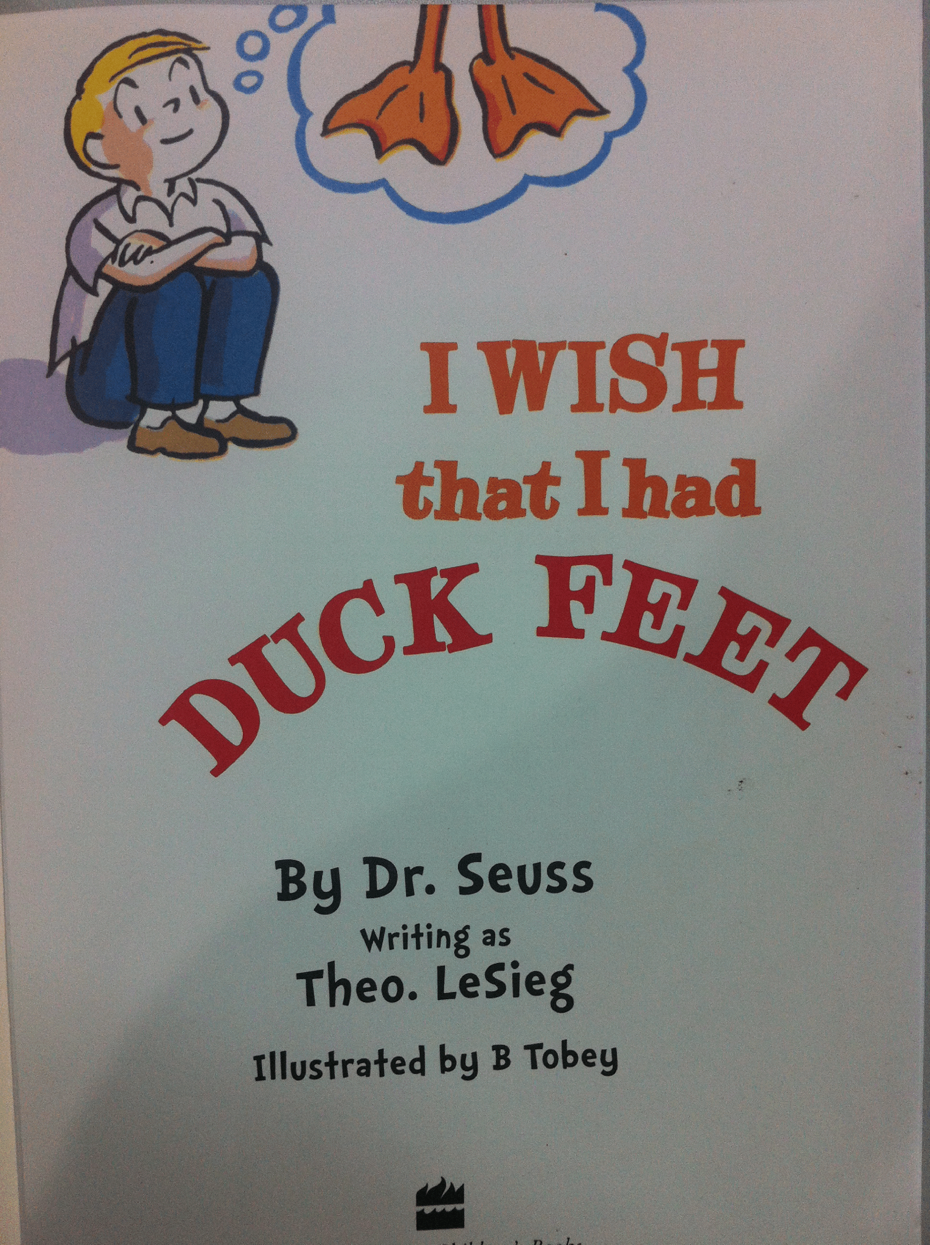 英语绘本29 I Wish That I Had Duck Feet.pdf,第1页预览