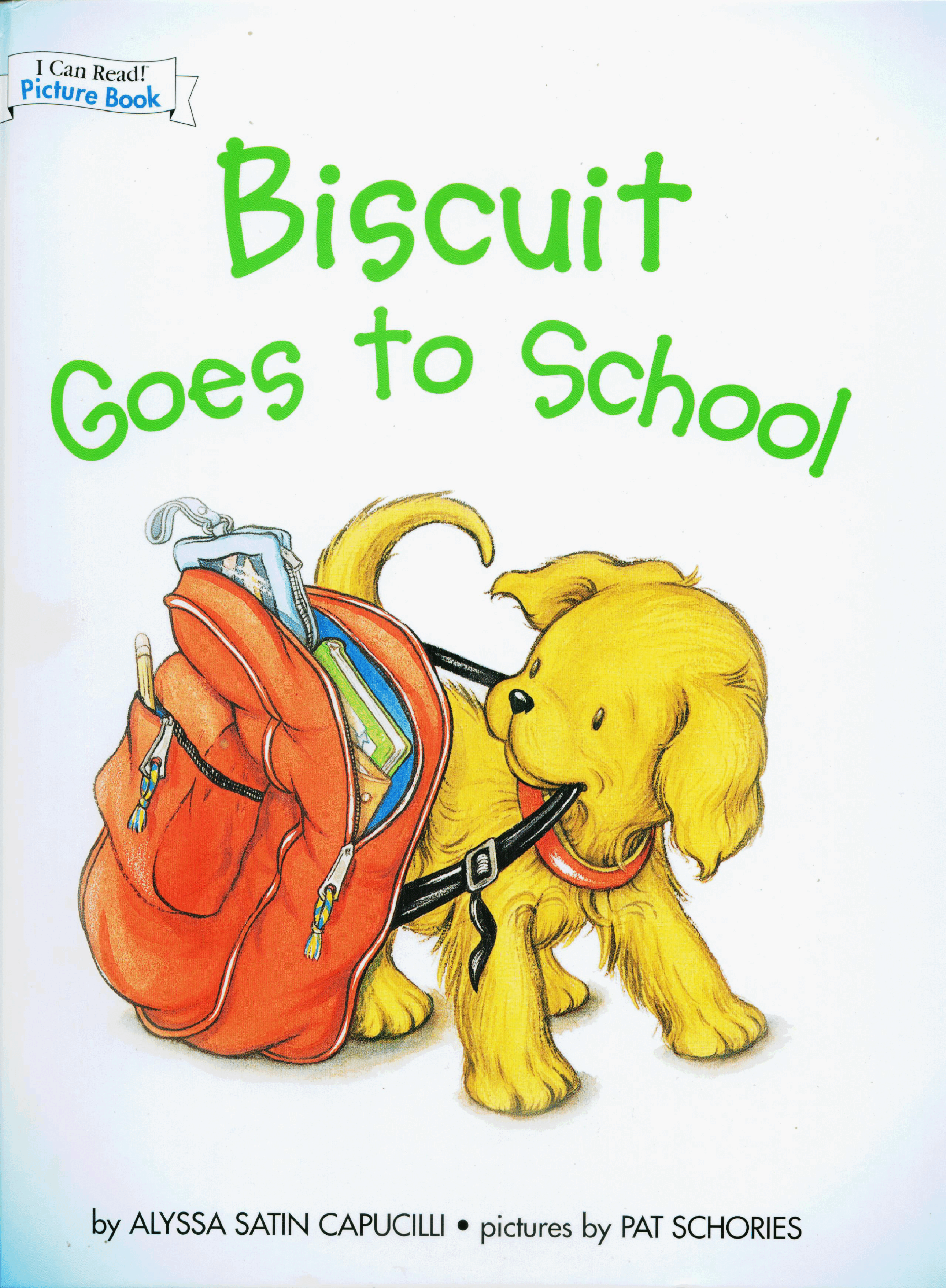 早教英语绘本Biscuit Goes to School.pdf，第1页预览
