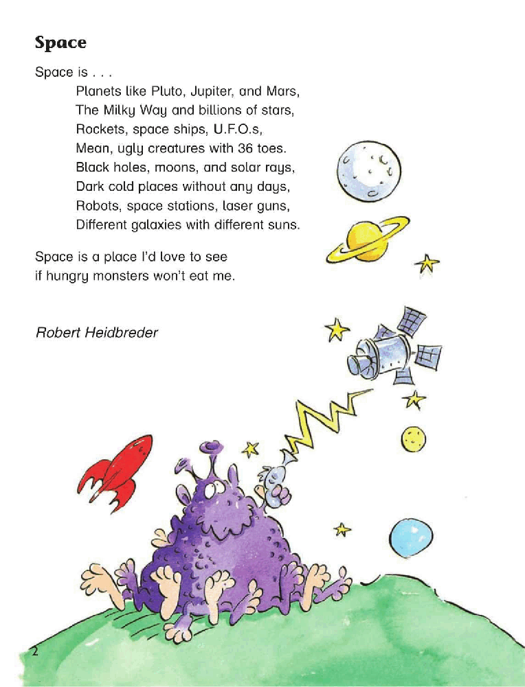 英语绘本牛津阅读Space Poems.pdf，第3页预览