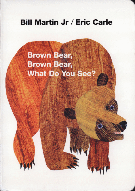 英语绘本Brown Bear Brown Bear What Do You SeeA4版.pdf，第1页预览