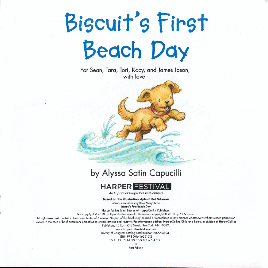早教英语绘本Biscuit's First Beach Day.pdf,第2页预览