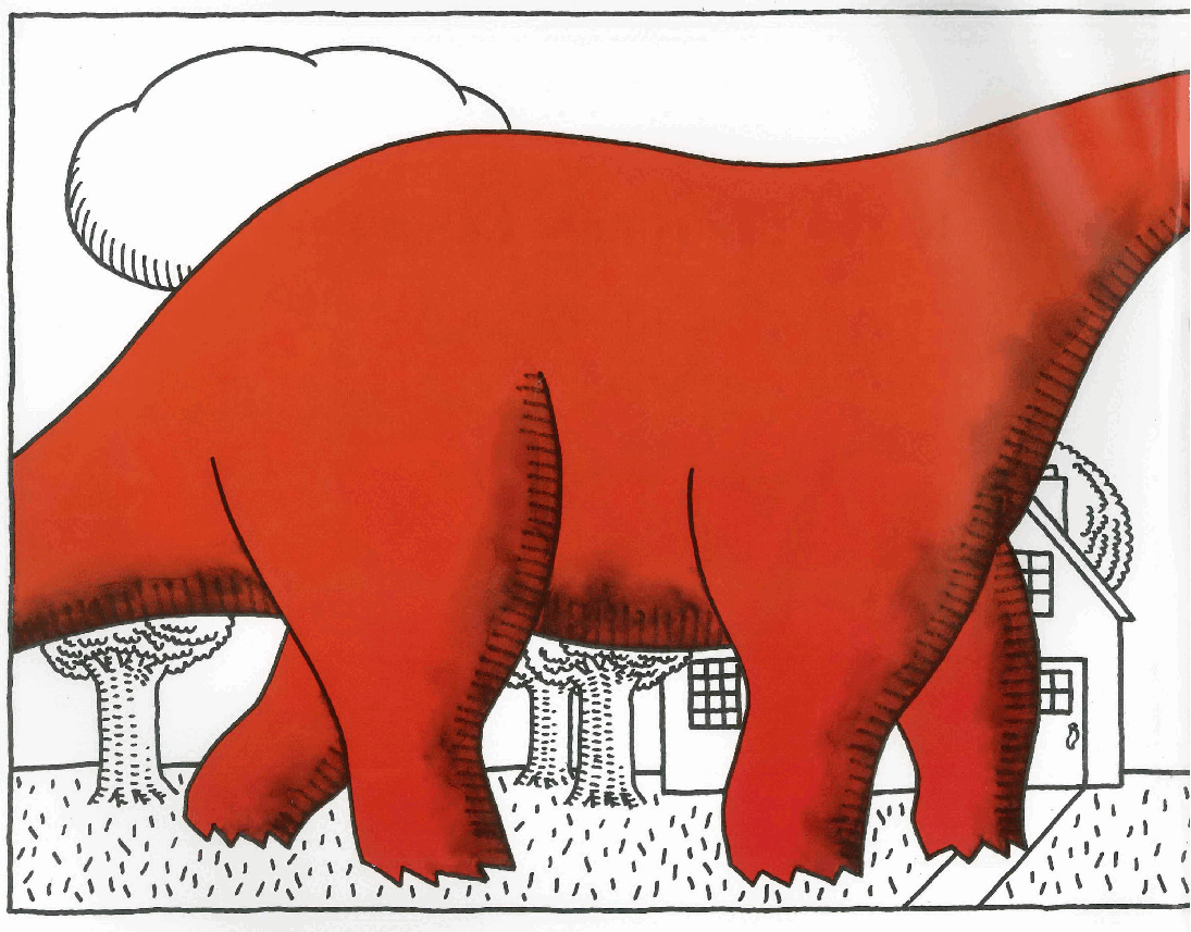 英语绘本If the Dinosaurs came back.pdf,第4页预览