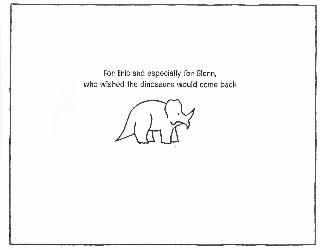 英语绘本If the Dinosaurs came back.pdf,第2页预览