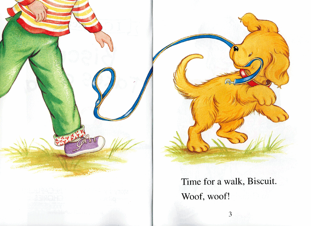 早教英语绘本Biscuit Takes a Walk.pdf,第3页预览