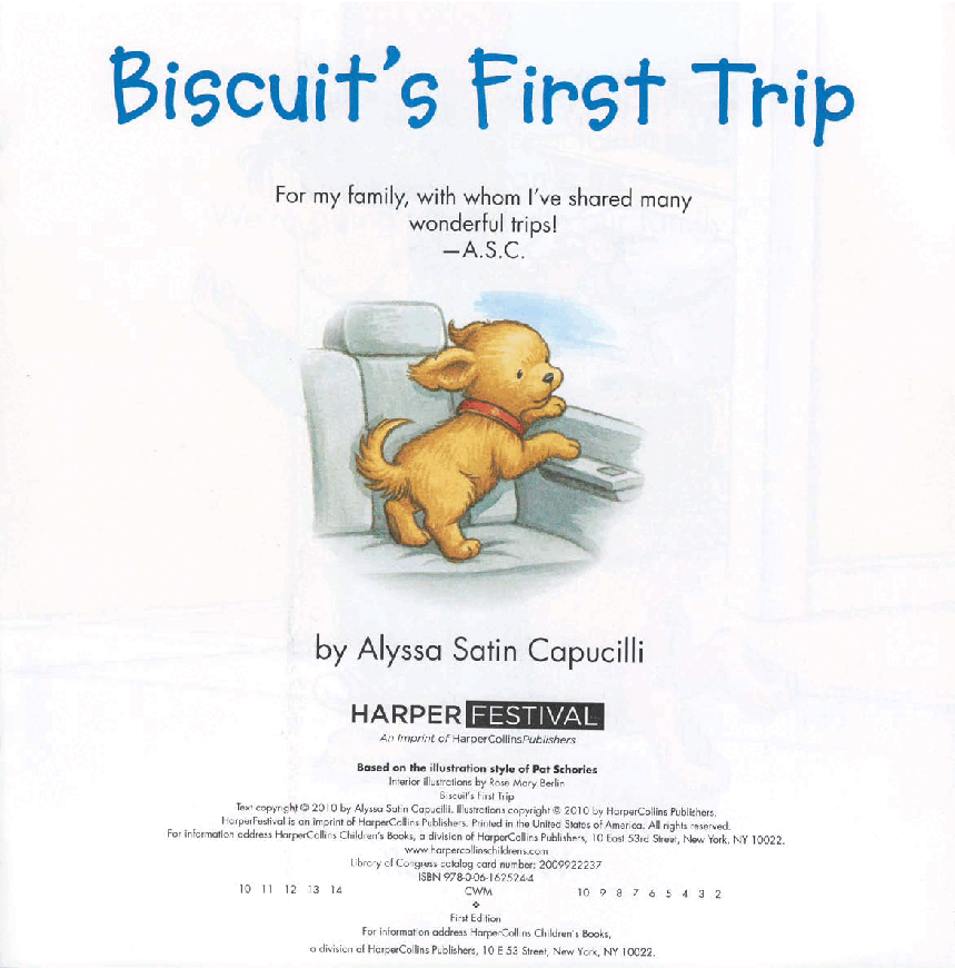 早教英语绘本Biscuit's First Trip.pdf,第2页预览