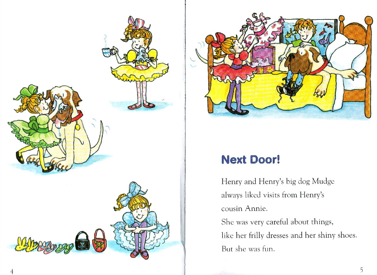 早教英语绘本18 Henry and Mudge and Annie' s Good Move (January 2000).pdf,第4页预览