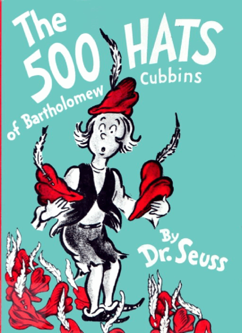 英语绘本1938 - The 500 Hats of Bartholomew Cubbins - Dr. Seuss.pdf,第1页预览