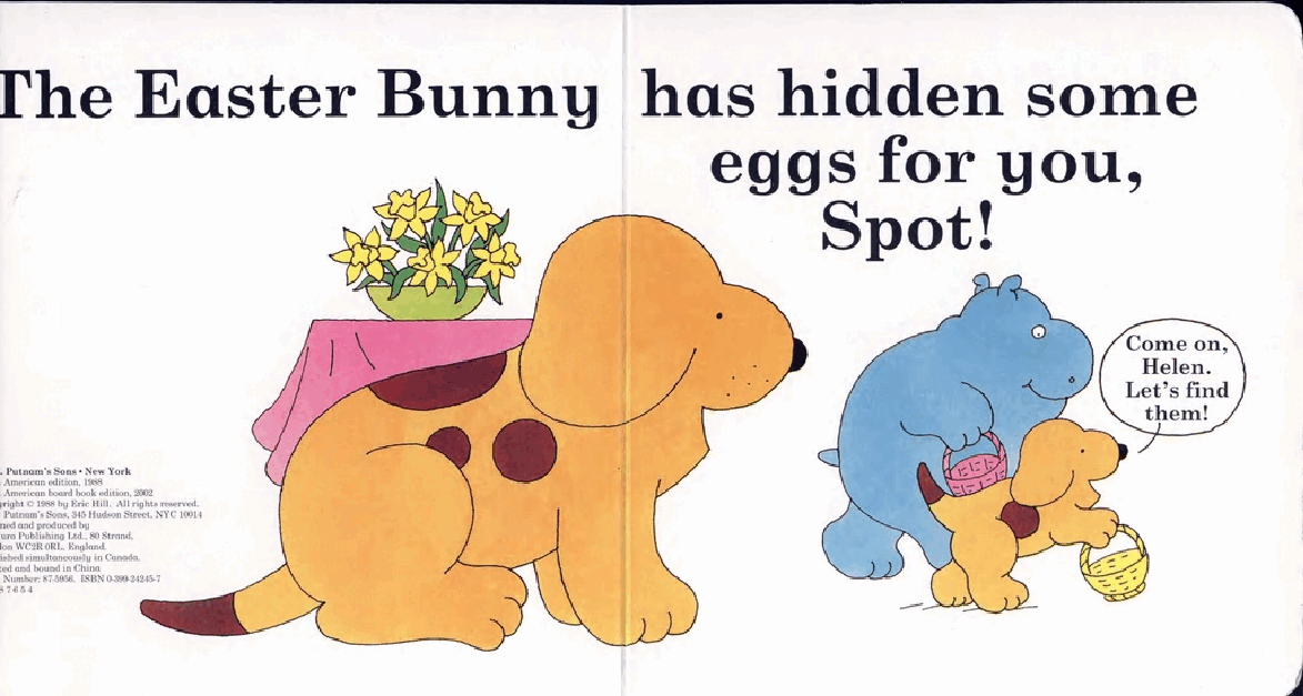 英文绘本创意教学spot's first easter.pdf,第3页预览