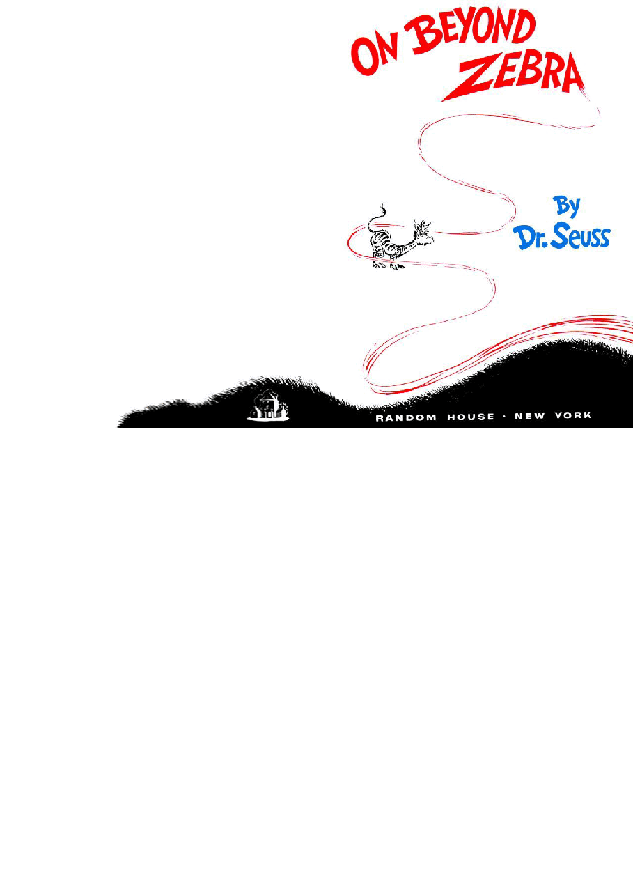 英语绘本On Beyond Zebra!.pdf，第3页预览