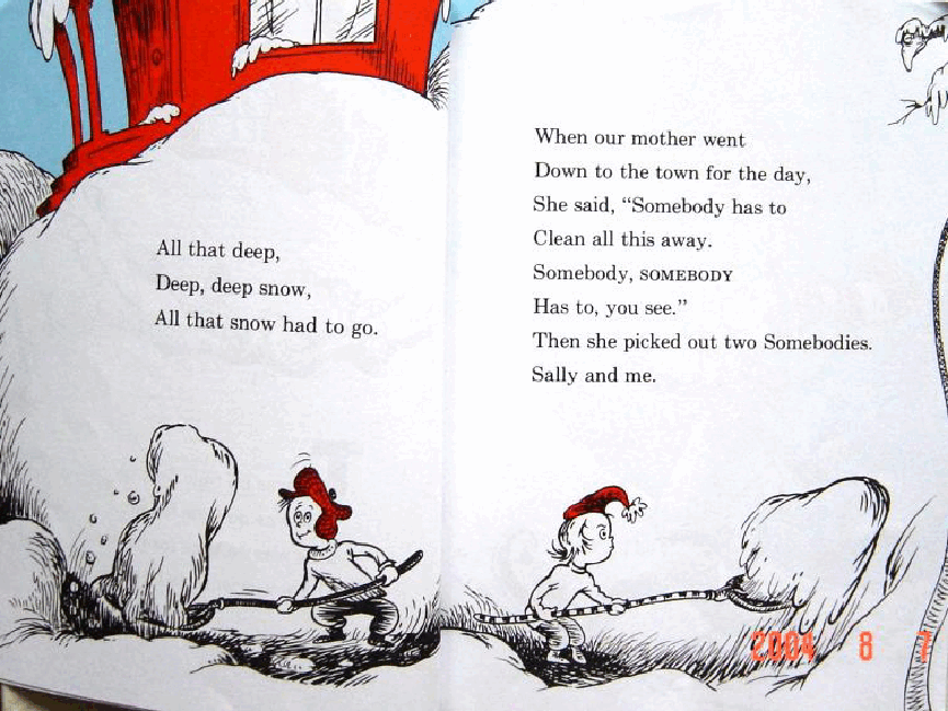 英语绘本3 The Cat In The Hat Comes Back.pdf,第3页预览
