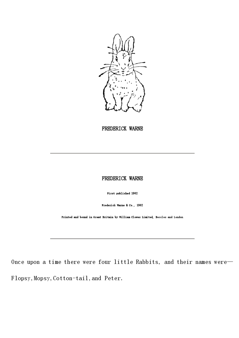 英语启蒙绘本阅读43 The Tale of Peter Rabbit.pdf,第2页预览