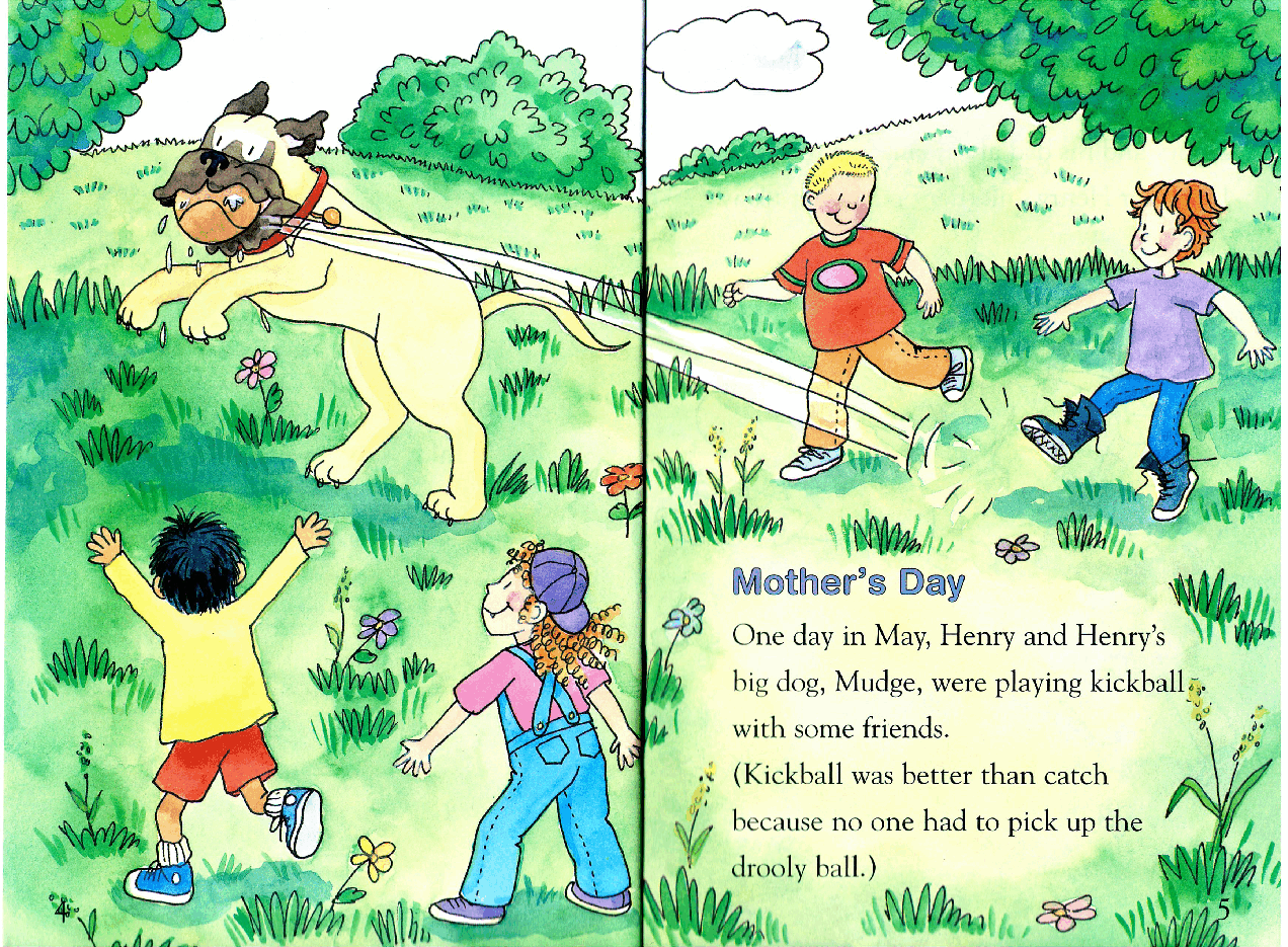 早教英语绘本24 Henry and Mudge and The Funny Lunch (March 2004).pdf,第4页预览