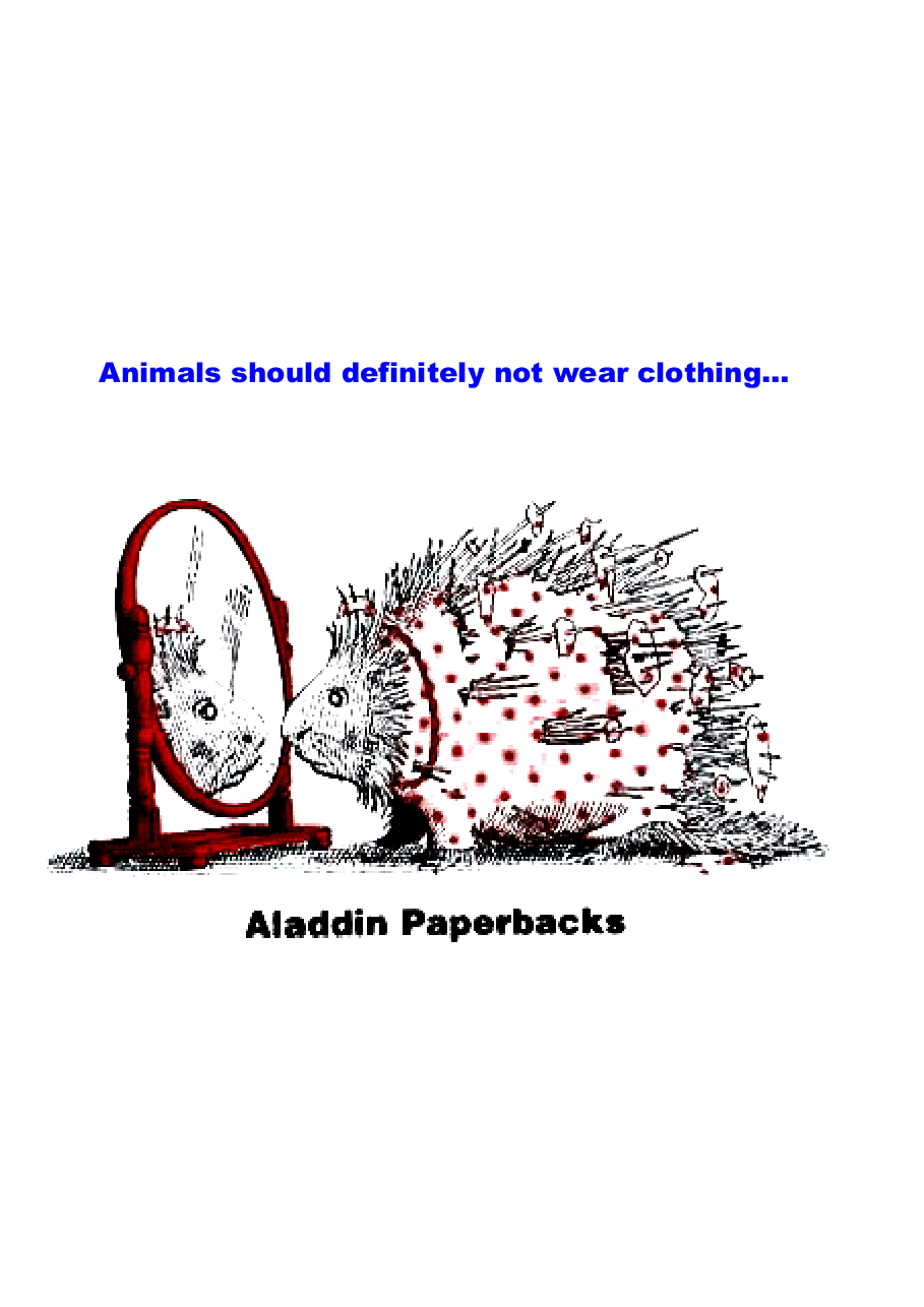 英文绘本创意教学animals_should_definitely_not_wear_clothing1.pdf，第2页预览