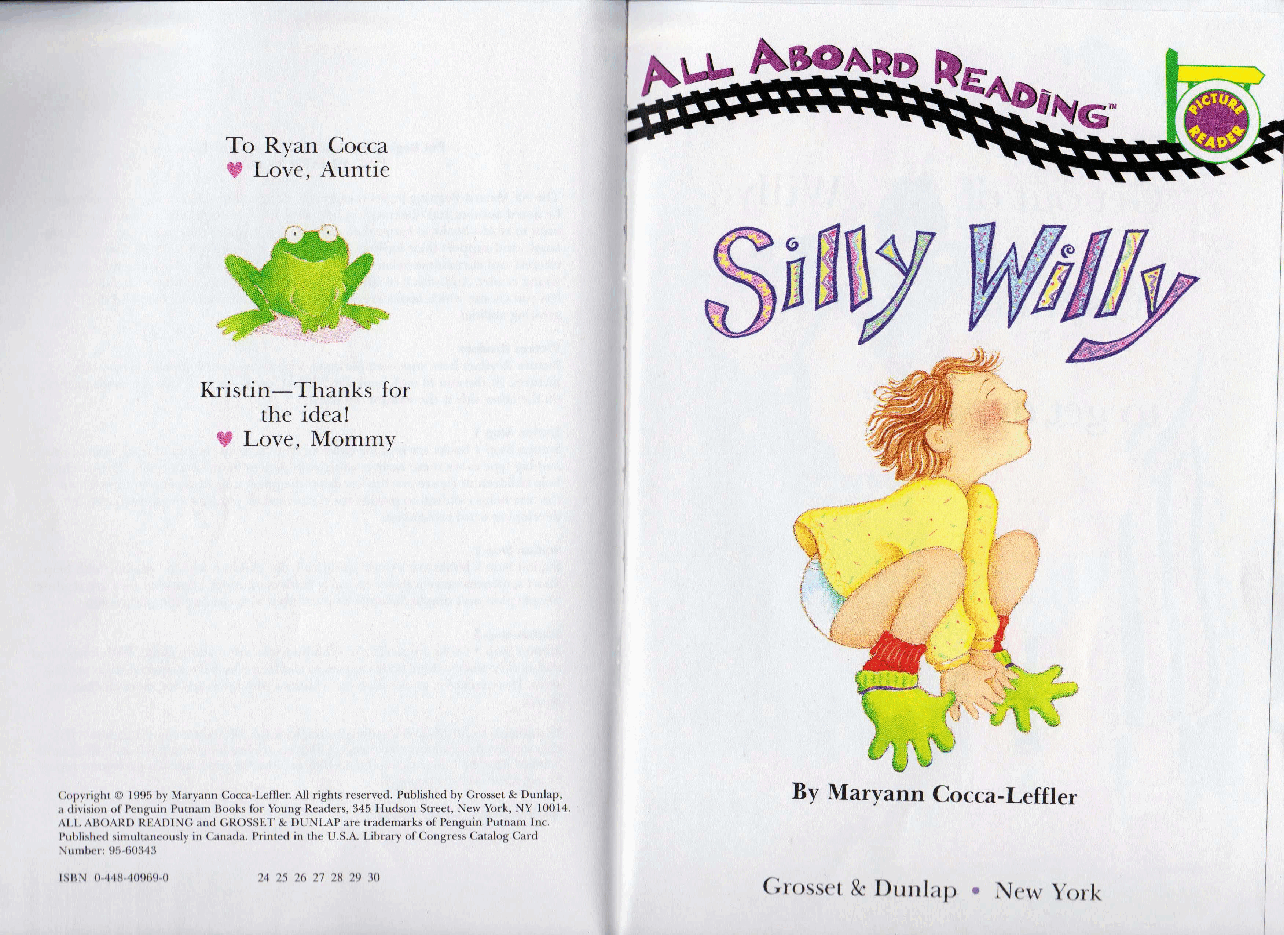 早教英语绘本Silly Willy(清晰打印版).pdf,第2页预览