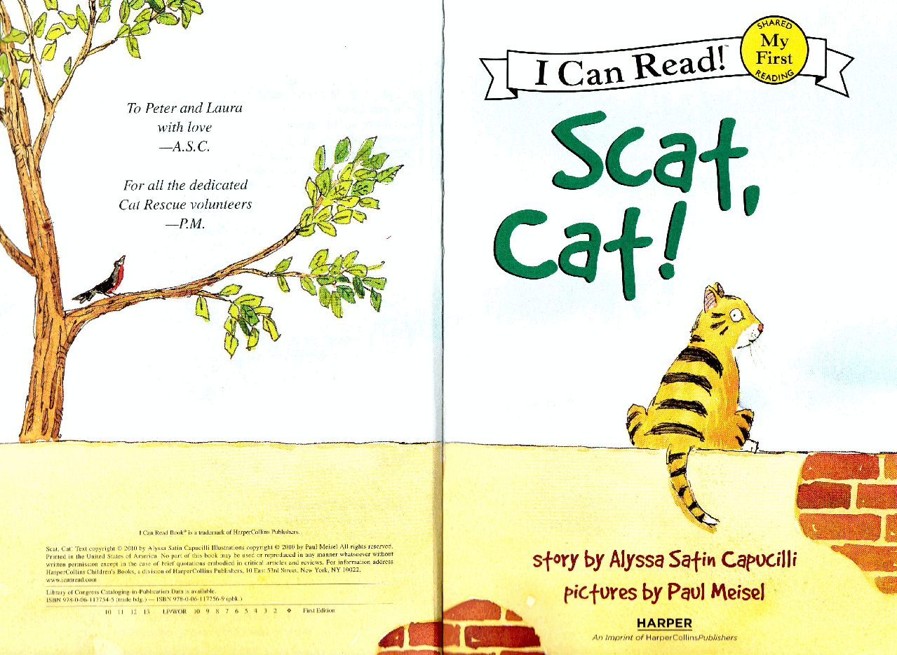 早教英语绘本Scat Cat.pdf,第3页预览