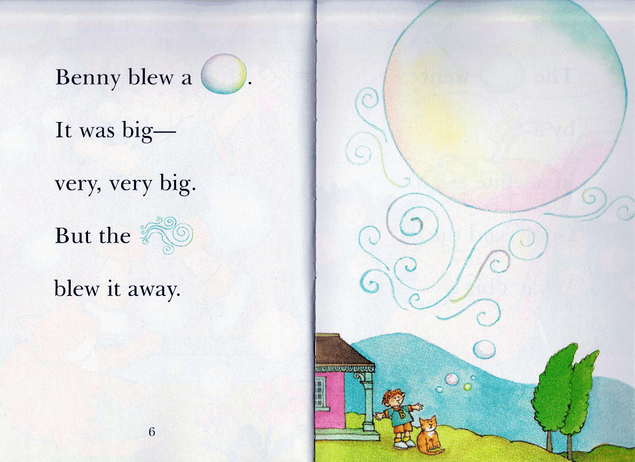 早教英语绘本Benny's_Big_Bubble.pdf,第4页预览