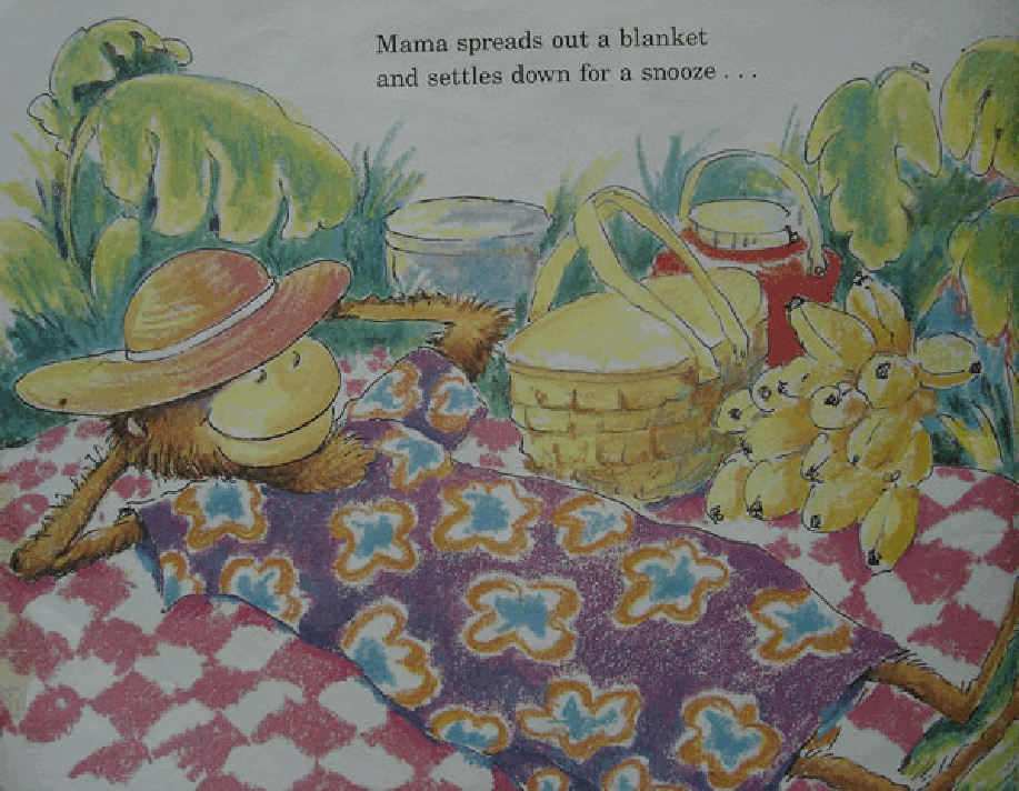 英语绘本Five_Littele_Monkeys_Sitting_in_a_Tree.pdf,第3页预览