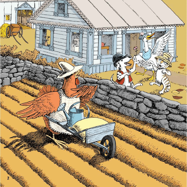 英语绘本牛津阅读The_Little_Red_Hen.pdf,第4页预览