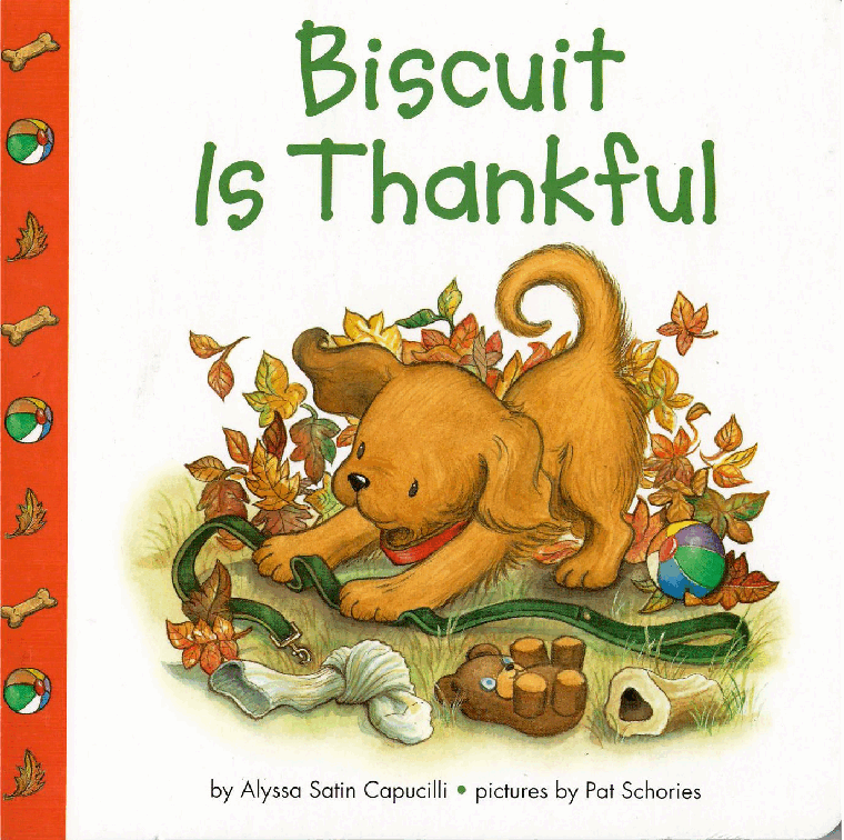 早教英语绘本Biscuit Is Thankful.pdf，第1页预览