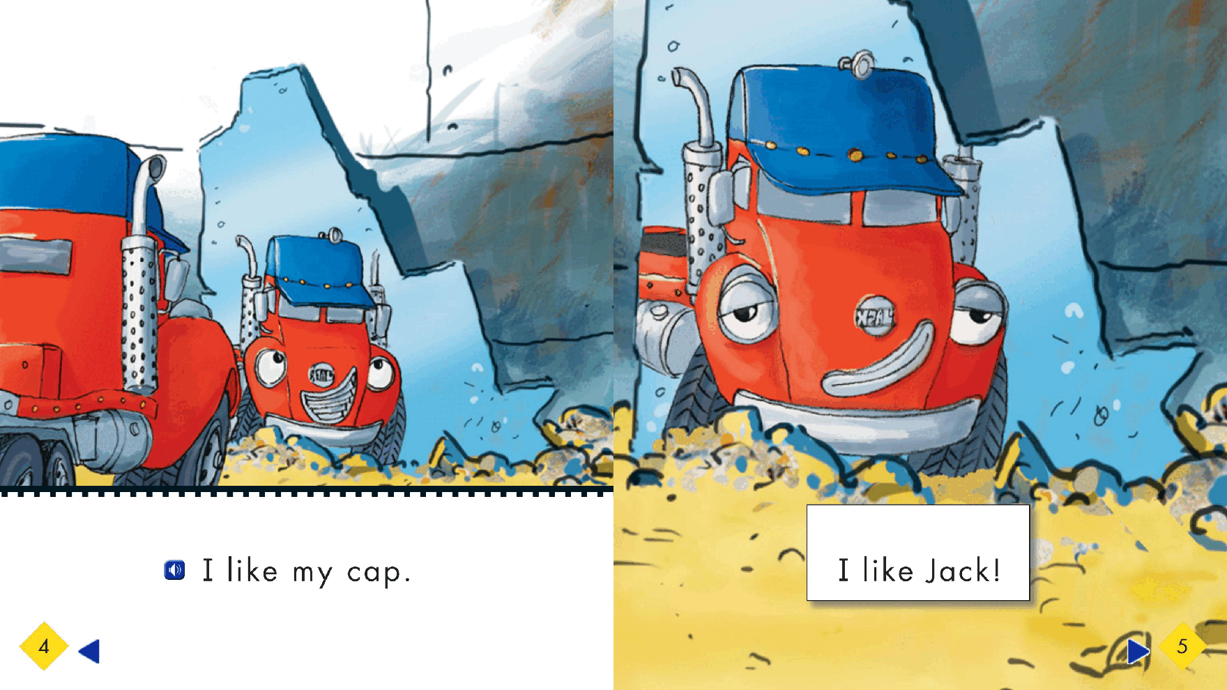 汽车镇的故事英语启蒙绘本10_The_Cap.pdf,第4页预览