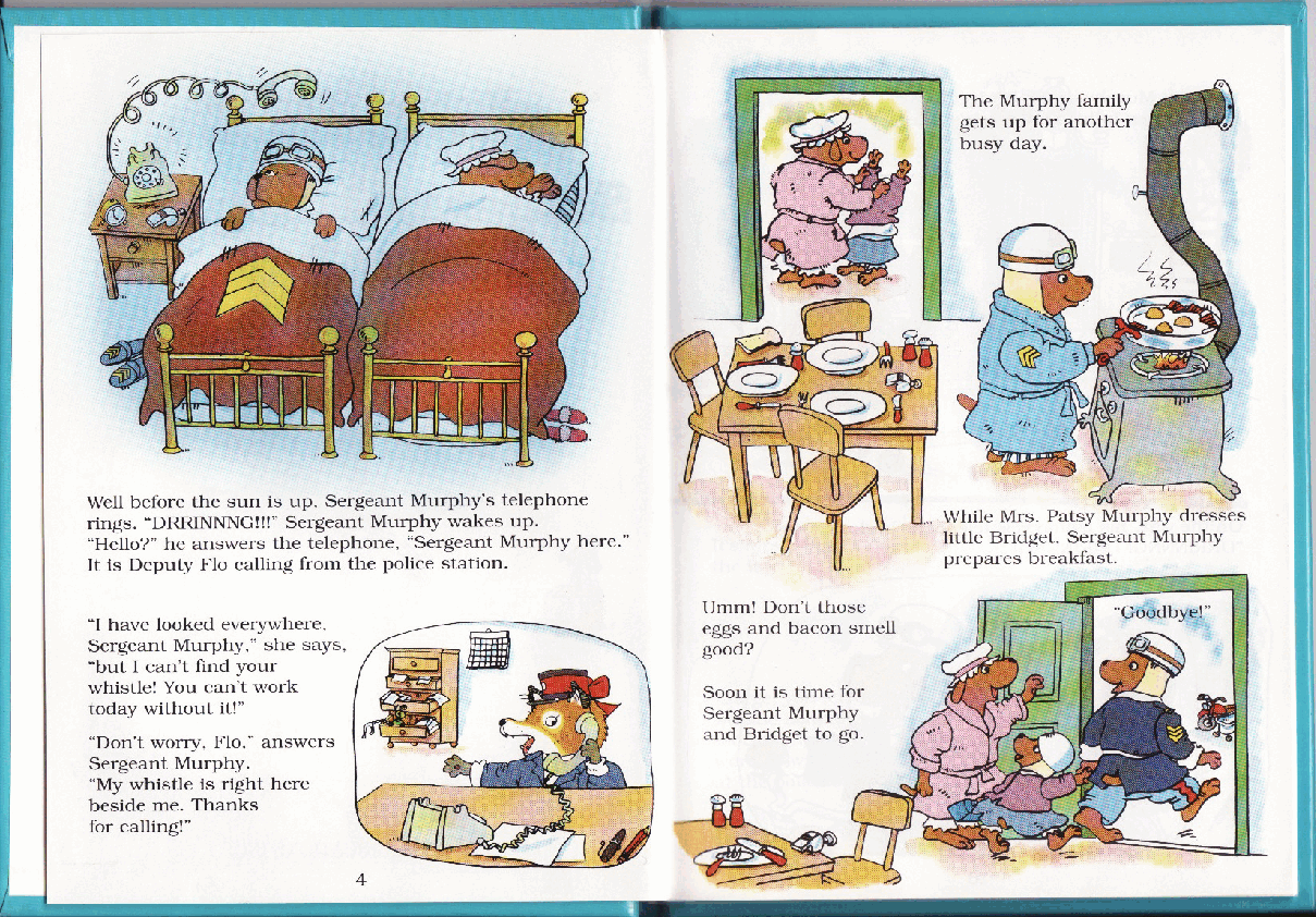 高清彩绘英文原版绘本Richard.Scarry - Sergeant.Murphys.Busy.Day.pdf,第3页预览