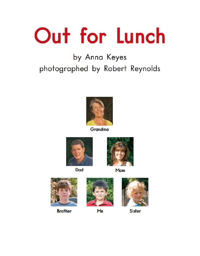 英国海尼曼G1级英语启蒙绘本84 Out For Lunch.pdf,第3页预览