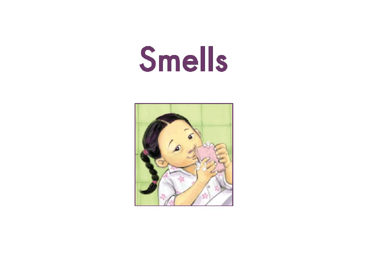 英国海尼曼G1级英语启蒙绘本14 Smells.pdf，第3页预览