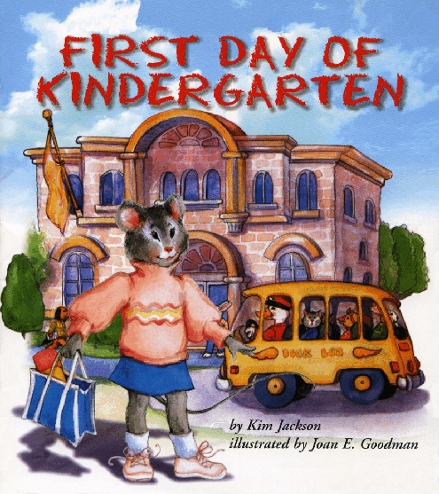 （0-3岁）国外早教机构推荐彩绘英文童书First Day of Kindergarten.pdf，第1页预览