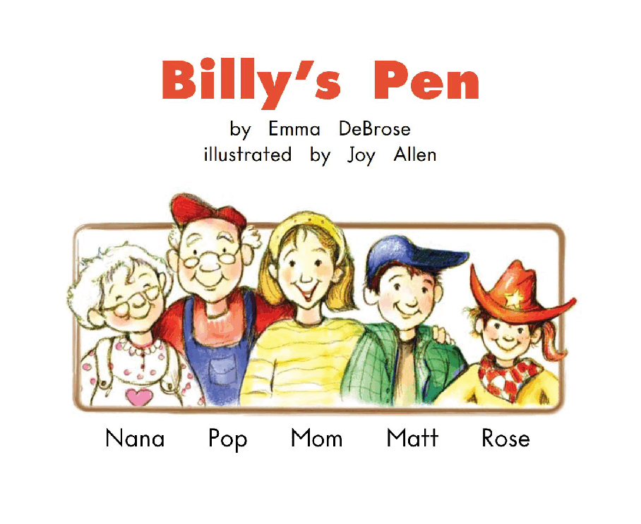 英国海尼曼G2级英语启蒙绘本34 Billy's Pen.pdf,第3页预览