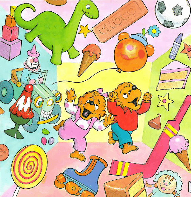 72本贝贝熊早教英文绘本之Berenstain_Bears_Get_the_Gimmies.pdf,第3页预览