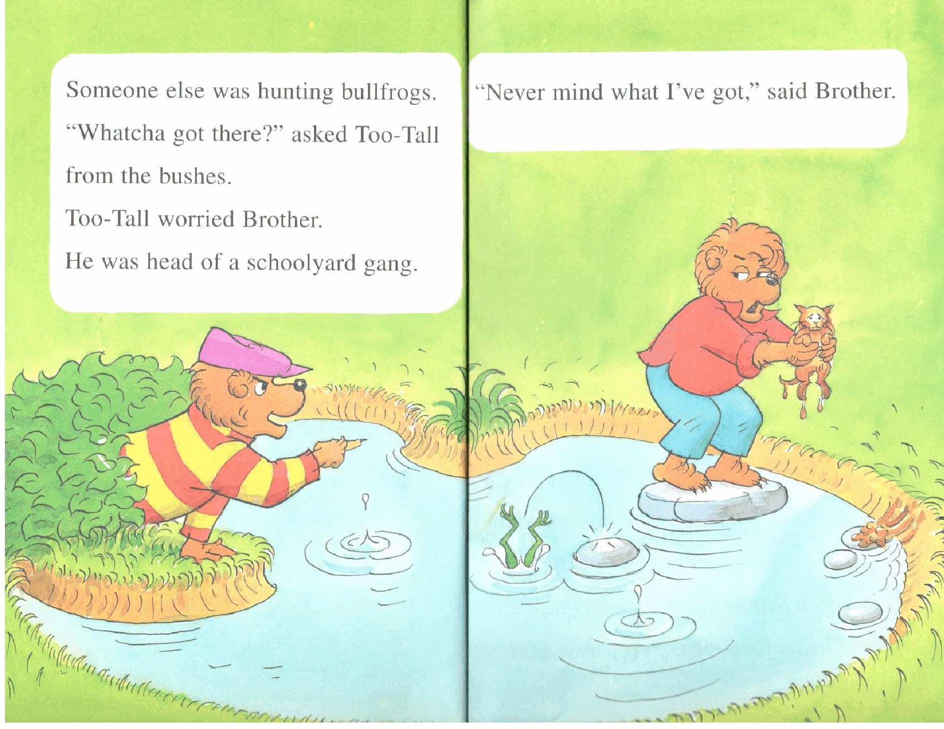 72本贝贝熊早教英文绘本之Berenstain_Bears_new_kitten.pdf，第3页预览