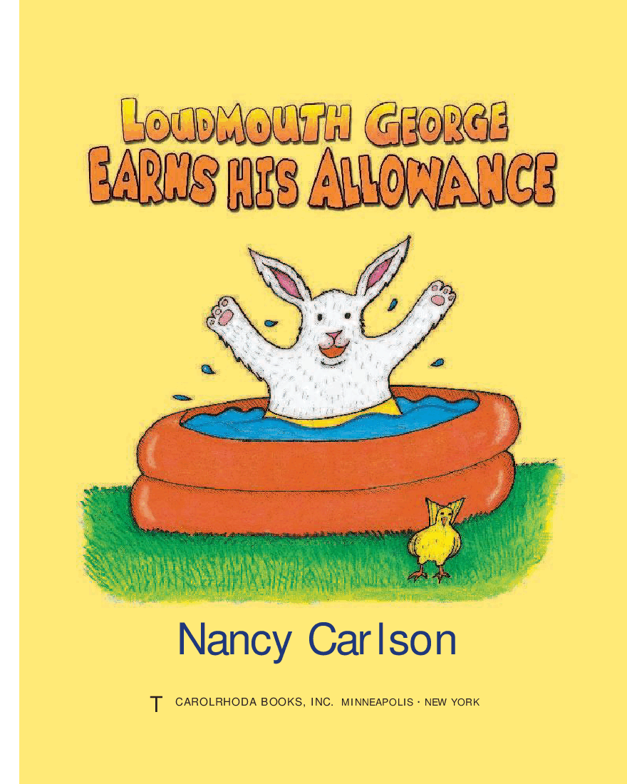 高清彩绘英文原版绘本Loudmouth George Earns His Allowance.pdf,第2页预览