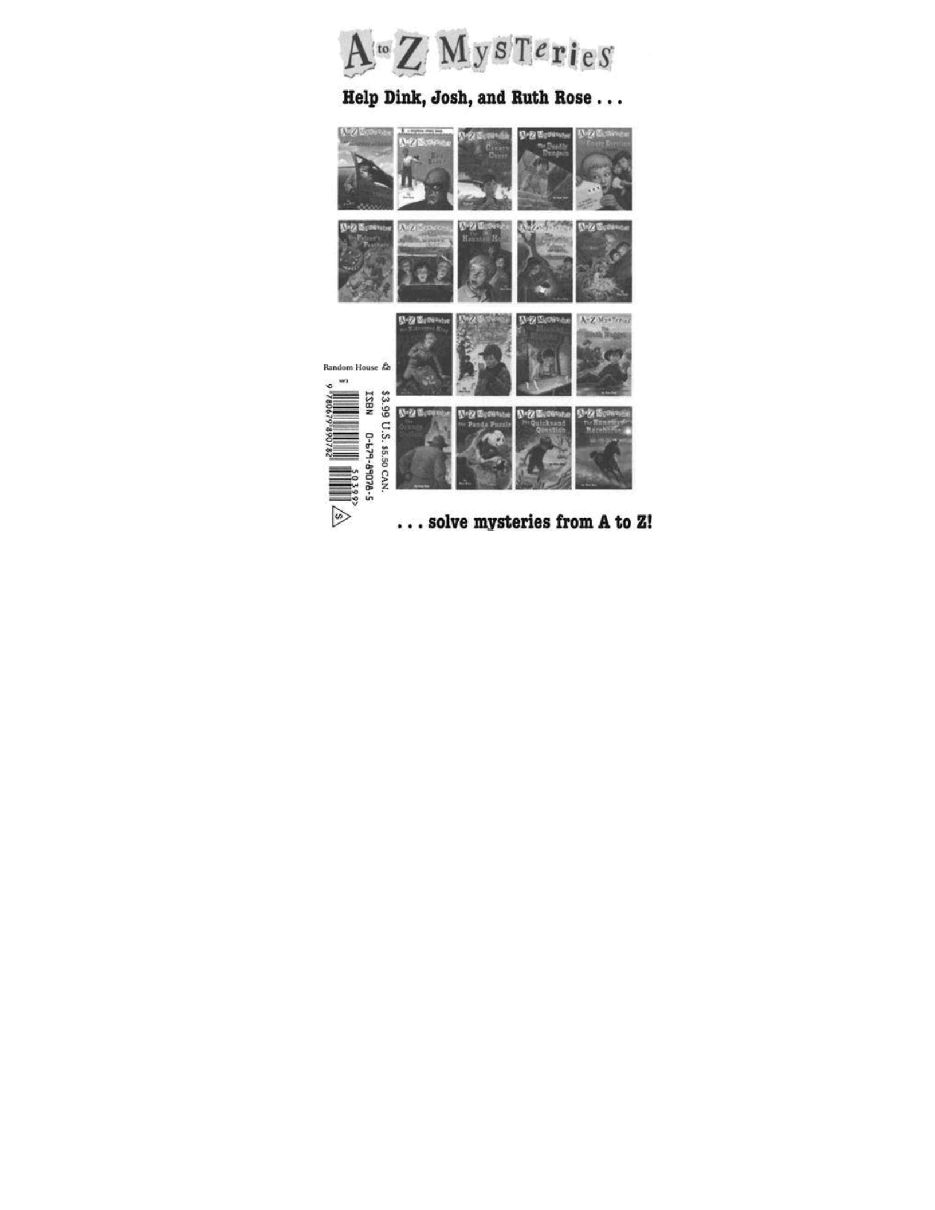 英语启蒙绘本A to Z Mysteries_ The Goose's Gold.pdf,第3页预览
