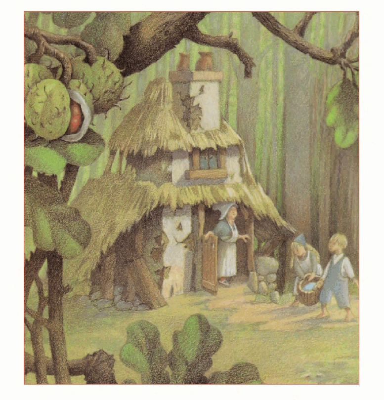 高清彩绘英文原版绘本Hansel and Gretel.pdf,第3页预览