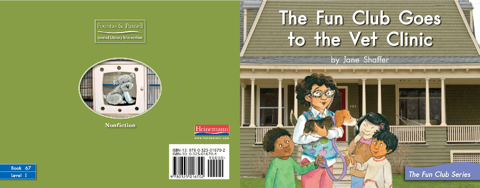 英国海尼曼G2级英语启蒙绘本67 The Fun Club Goes To The Vet Clinic.pdf，第1页预览