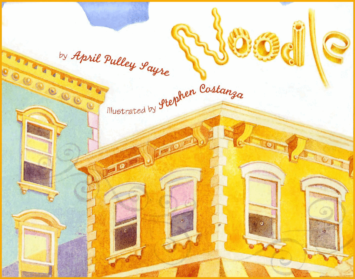 高清彩绘英文原版绘本Noodle Man.pdf,第4页预览