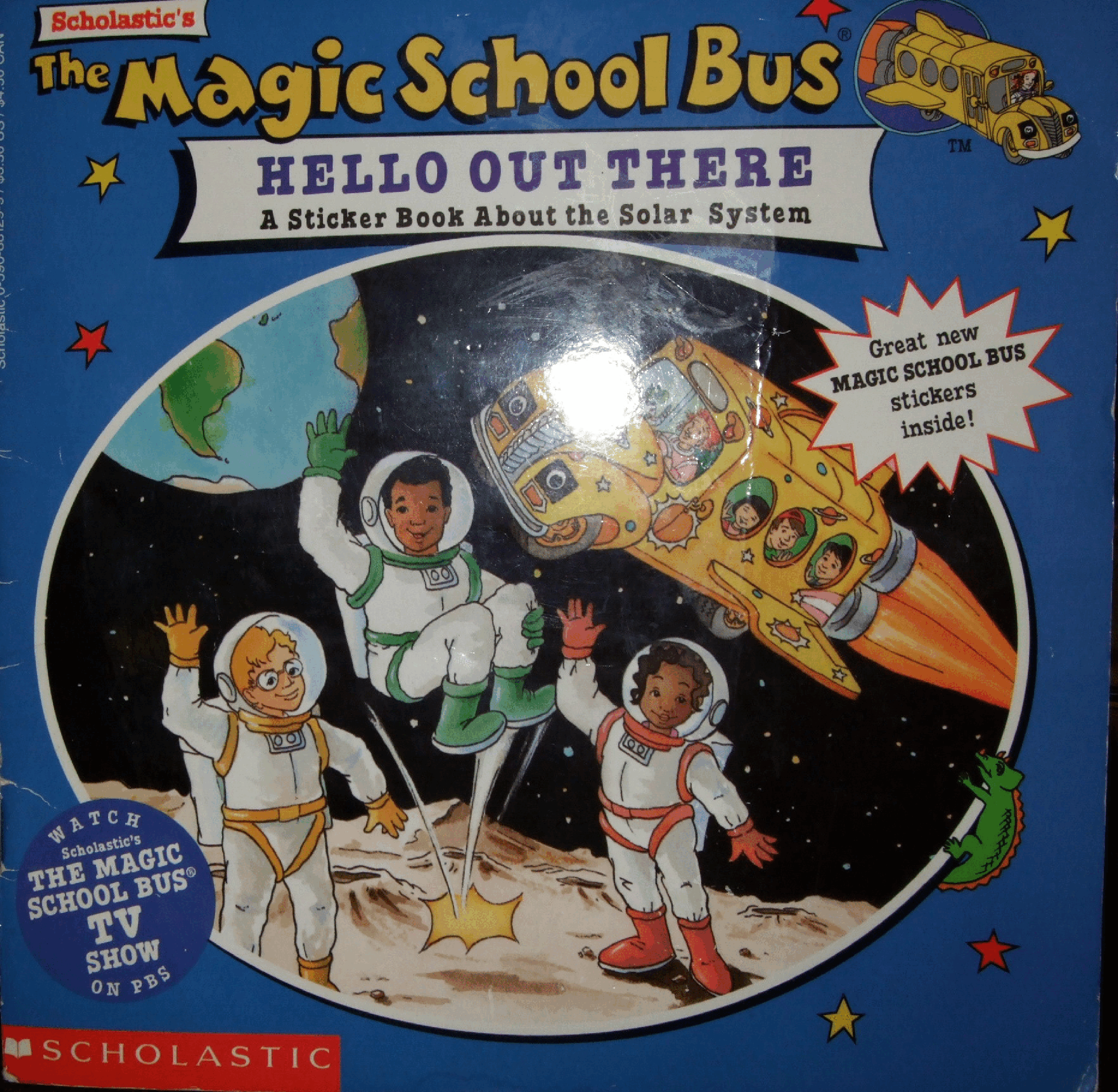 高清彩绘英文原版绘本The Magic Schoolbus - Hello Out There.pdf,第1页预览